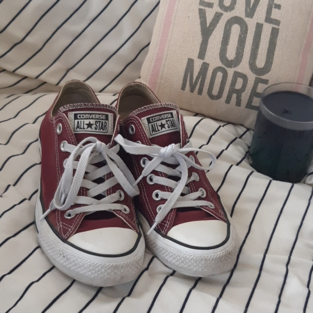 Maroon Converse
